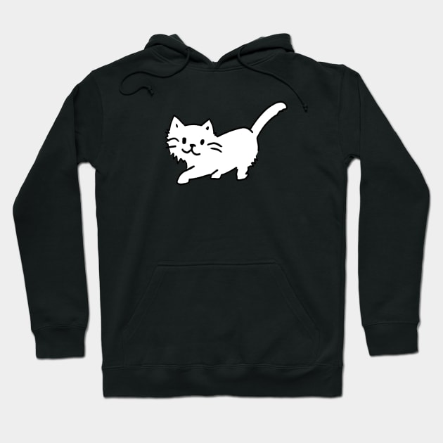 Doodle Cat,Playful Kitty Hoodie by xuanxuanshop